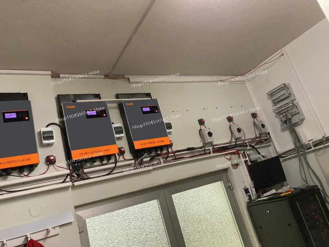 Hybrid Solar Inverter 5.5Kw Mppt 48V - MPPT 80A 500VDC 220VAC 48V ile