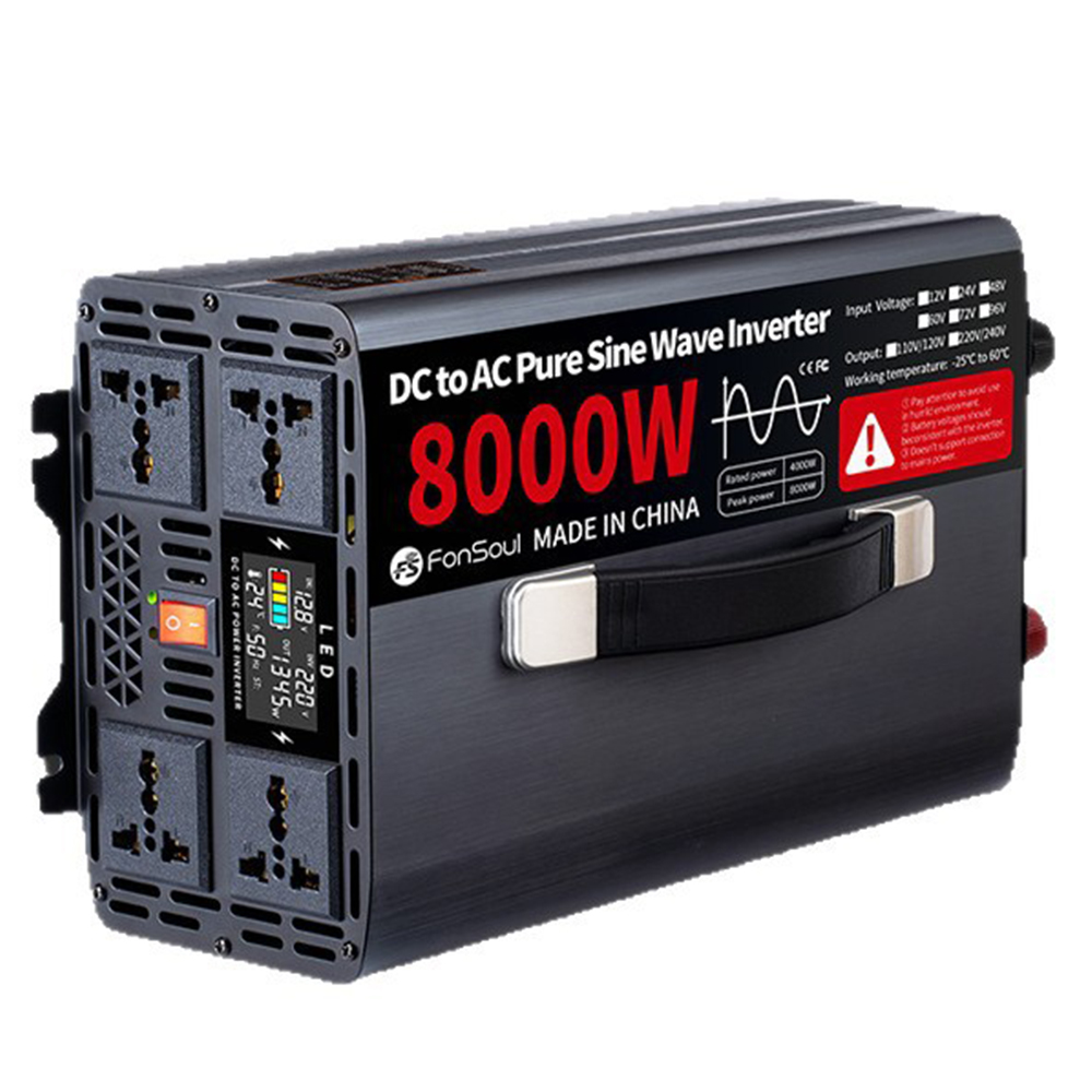 Pure Sine Wave Inverter 5000W 48V 220V - Taşınabilir Saf Sinüs Dalgası Şebekeden Bağımsız