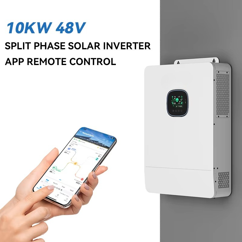 Split Phase Inverter 10Kw 110V 220V - 110V 220V Hibrit Şebeke Dışı Güneş