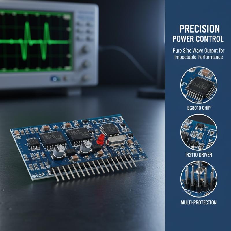Egs002 Pure Sine Wave Inverter Driver Board - EGS002 Saf Sinüs Dalgası İnvertörle Çalışan