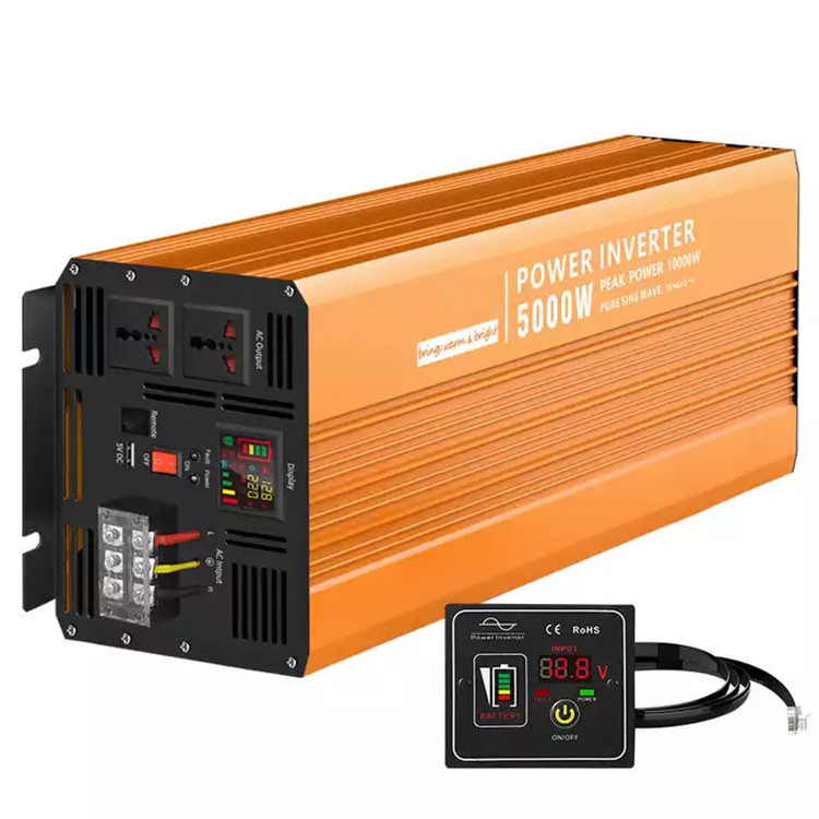 Pure Sine Wave Inverter 5000W 48V 220V - -5000W Güneş Enerjili Saf Sinüs Dalga