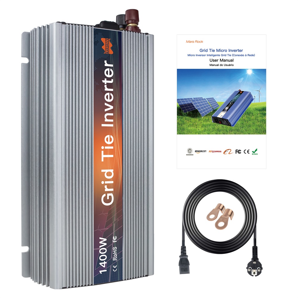 1000-1400W Şebeke Bağlantısı M - Micro Inverter 1400W Solar Grid Tie incelemesi ve fiyatı
