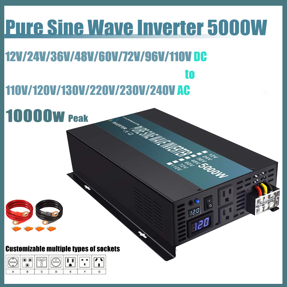 Şebeke Dışı Saf Sinüs Dalgası  - Pure Sine Wave Inverter 5000W 48V 220V incelemesi ve fiyatı