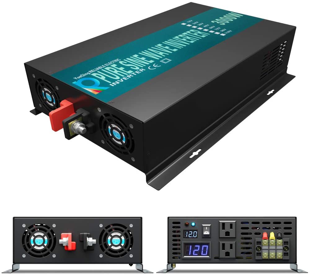 Saf Sinüs Dalga İnvertör 3000W - Inverter Pure Sine Wave 60Hz 120V 3000W incelemesi ve fiyatı