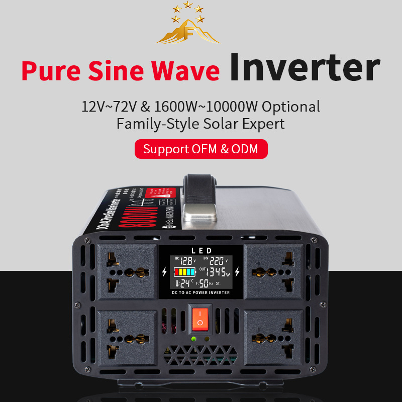 Taşınabilir Saf Sinüs Dalgası  - Pure Sine Wave Inverter 5000W 48V 220V incelemesi ve fiyatı