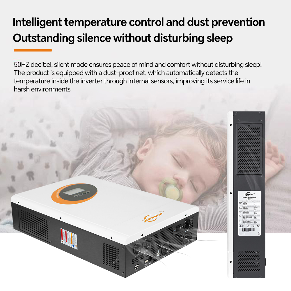 JSDSolar 4KW 6.5KW Hibrit Güne - Hybrid Solar Inverter 5.5Kw Mppt 48V incelemesi ve fiyatı