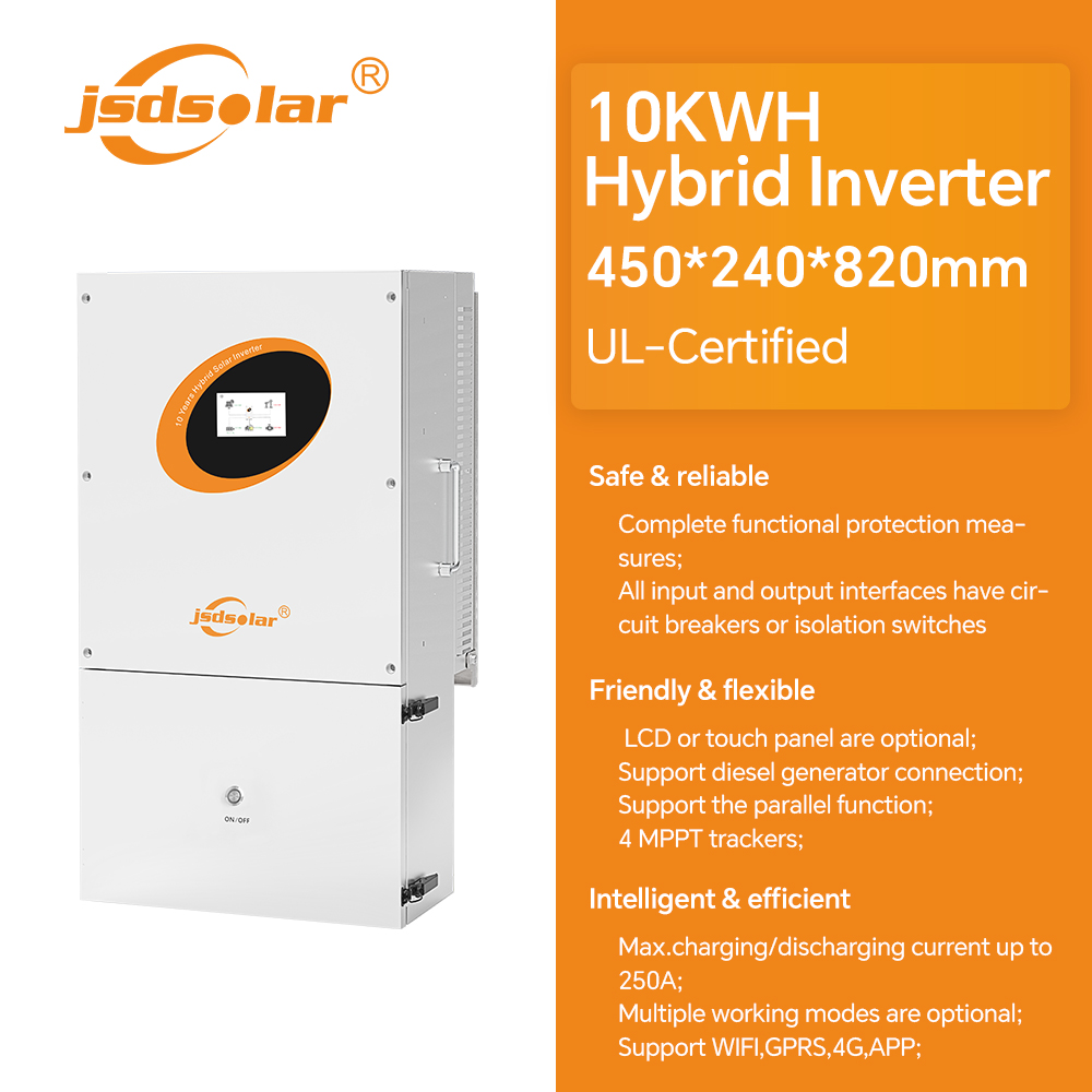 Jsdsolar 10kW Hibrit Güneş İnv - Split Phase Inverter 10Kw 110V 220V incelemesi ve fiyatı