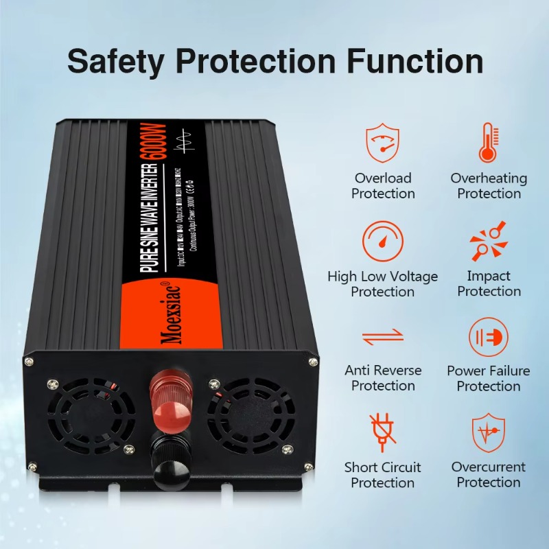 Moexsiac Saf Sinüs Dalgası Gün - Pure Sine Wave Inverter 5000W 48V 220V incelemesi ve fiyatı