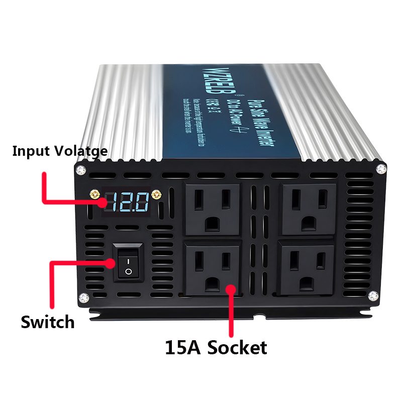 3000W Saf Sinüs Dalgası İnvert - Inverter Pure Sine Wave 60Hz 120V 3000W incelemesi ve fiyatı
