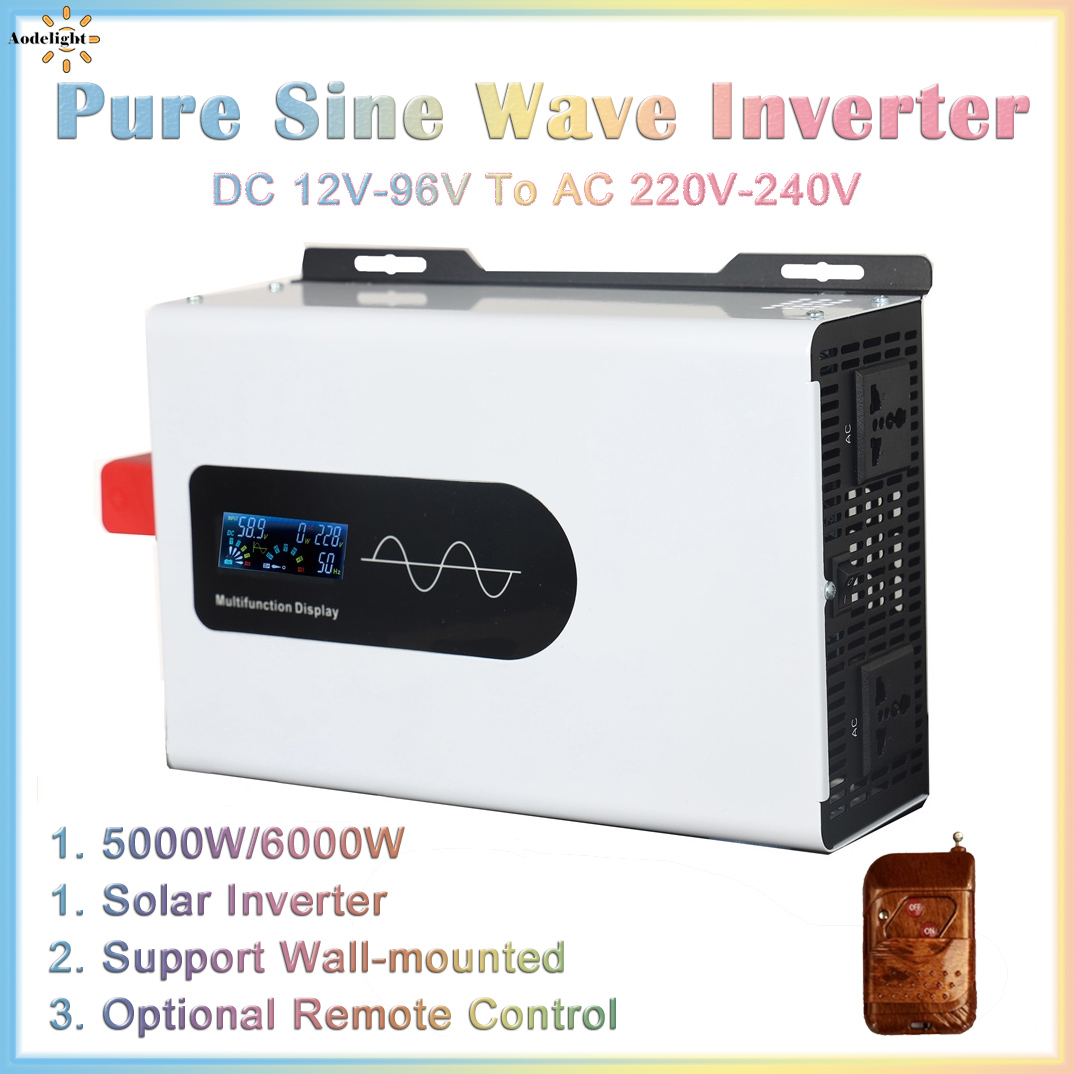Saf sinüs dalga invertör 12v 2 - Pure Sine Wave Inverter 5000W 48V 220V incelemesi ve fiyatı