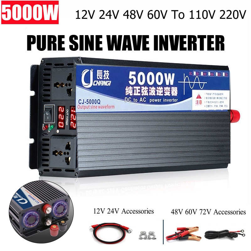 4000W/5000W/5500W/3000W Saf Si - Inverter Pure Sine Wave 60Hz 120V 3000W incelemesi ve fiyatı