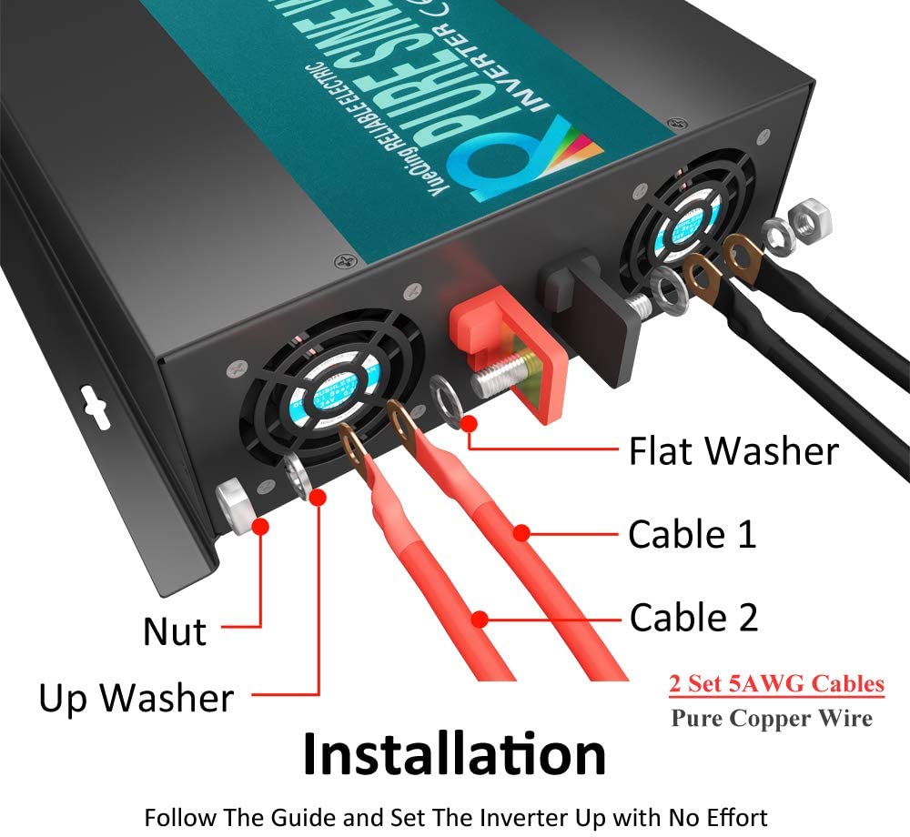 Güvenilir saf sinüs dalga inve - Inverter Pure Sine Wave 60Hz 120V 3000W incelemesi ve fiyatı