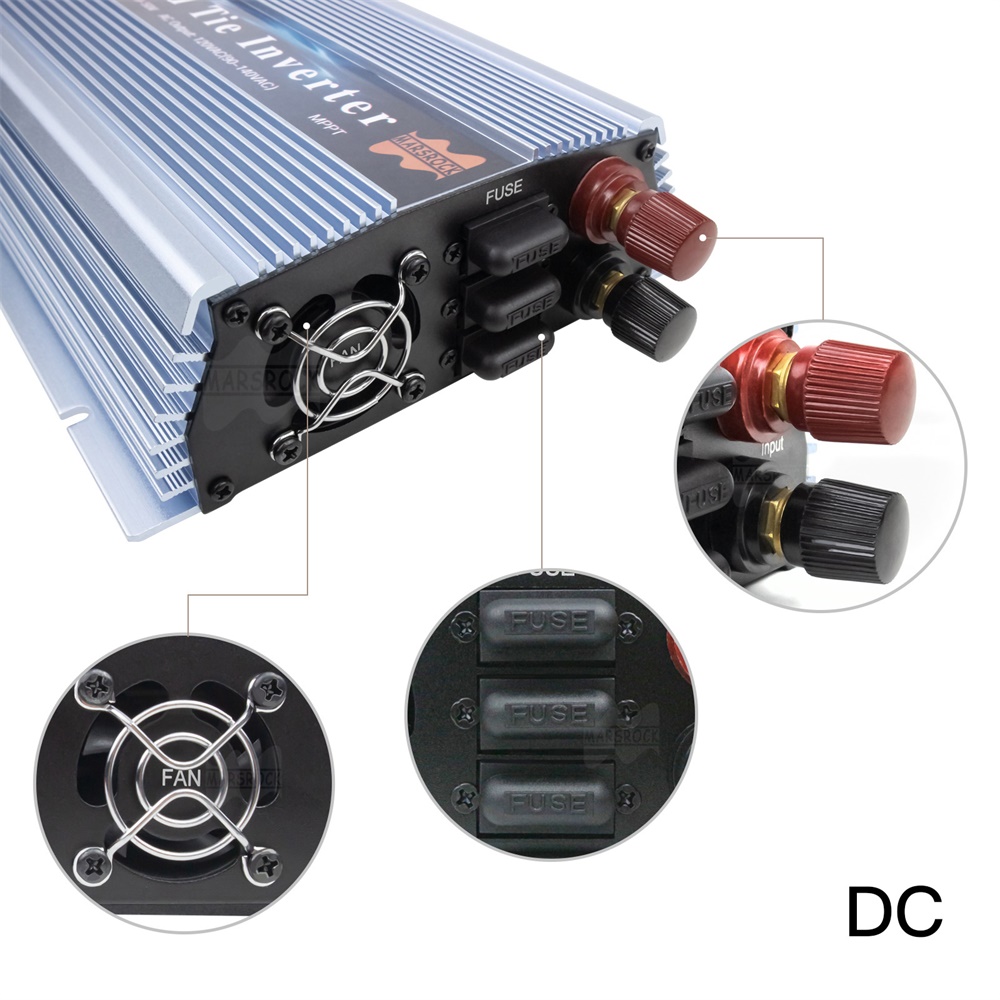 1000-1400W Şebeke Bağlantılı M - Micro Inverter 1400W Solar Grid Tie incelemesi ve fiyatı