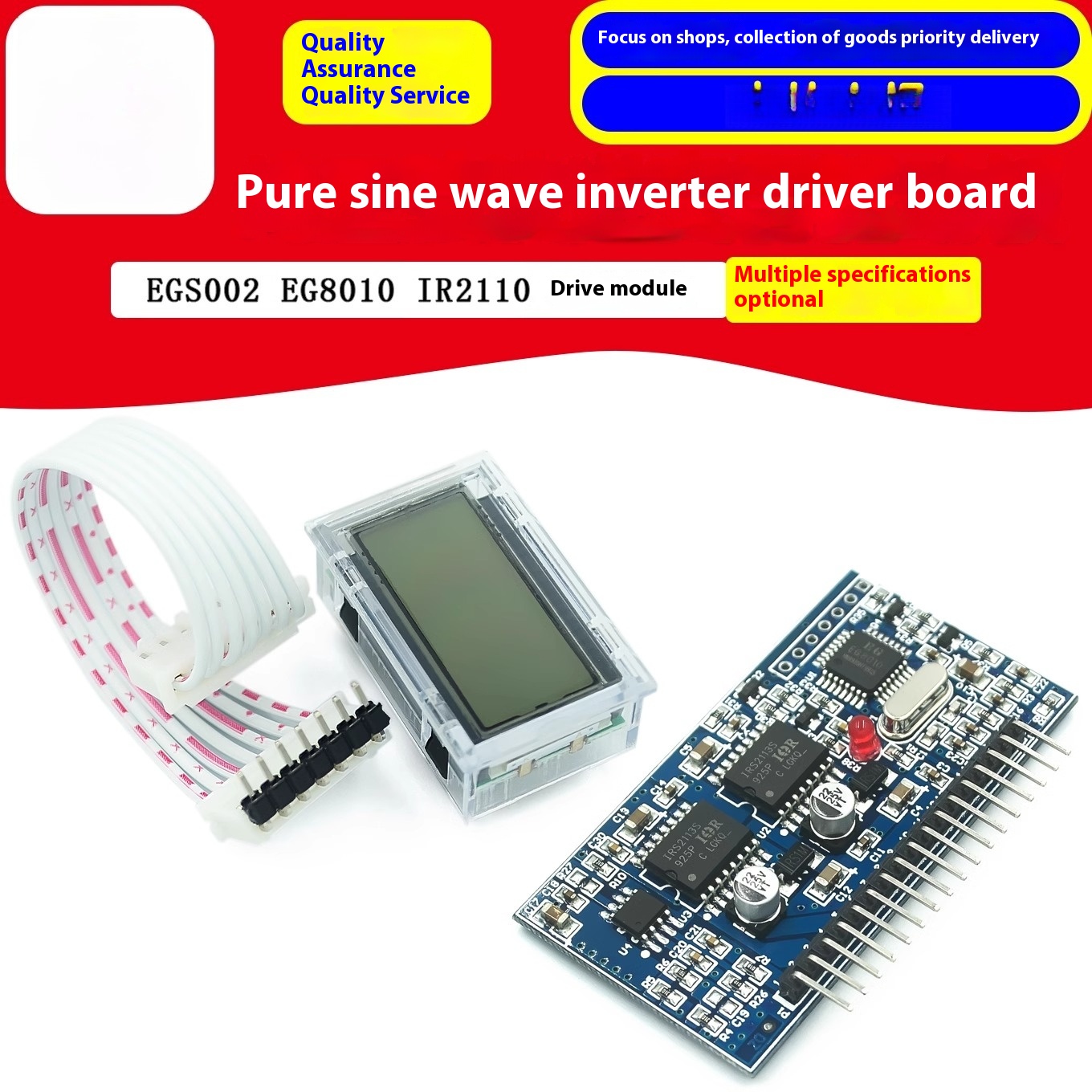 Saf Sinüs İnvertör Sürücü Kart - Egs002 Pure Sine Wave Inverter Driver Board incelemesi ve fiyatı