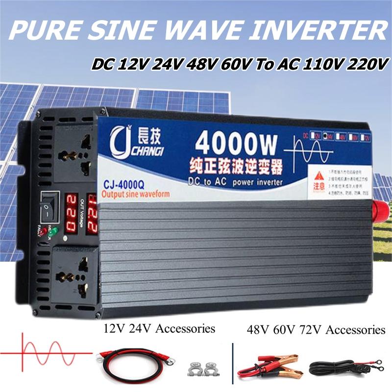 4000W/5000W/5500W/3000W Saf Si - Inverter Pure Sine Wave 60Hz 120V 3000W incelemesi ve fiyatı