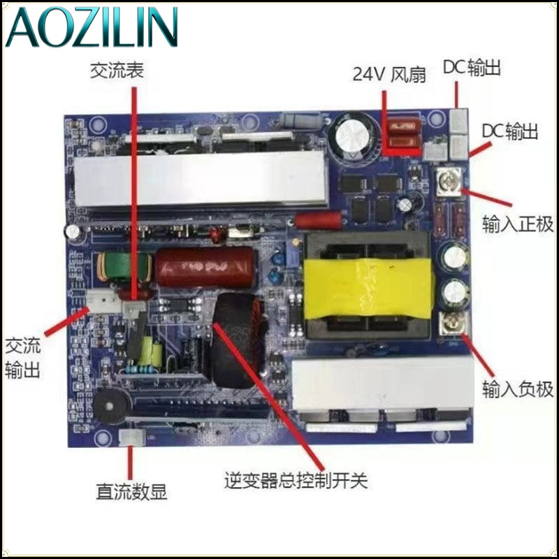 AOZILIN Saf Sinüs Dalga İnvert - Pure Sine Wave Inverter Board 24V 48V incelemesi ve fiyatı