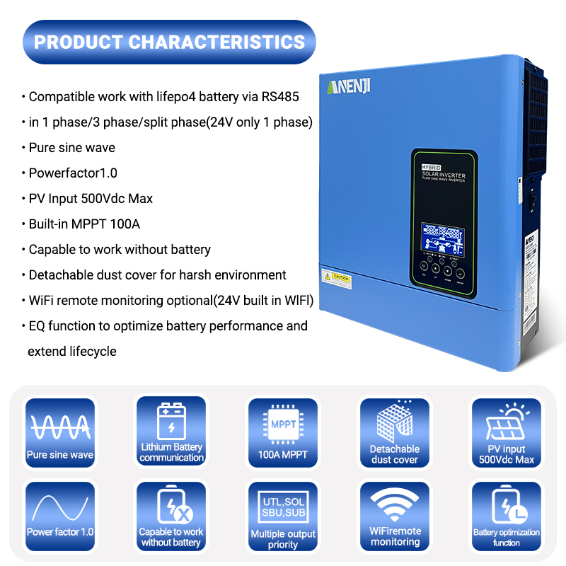 24V 3000W 120V şebekeden bağım - Inverter Pure Sine Wave 60Hz 120V 3000W incelemesi ve fiyatı
