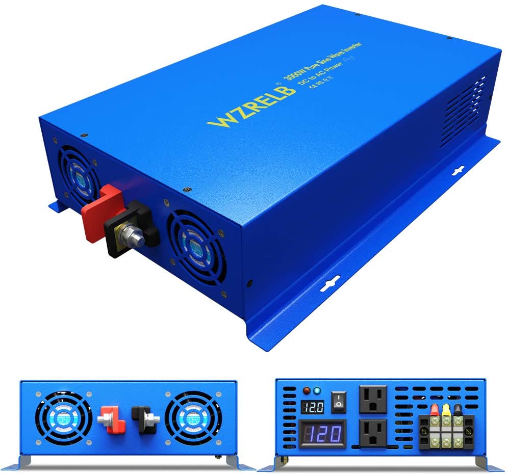 Saf Sinüs Dalgası Güç İnvertör - Inverter Pure Sine Wave 60Hz 120V 3000W incelemesi ve fiyatı