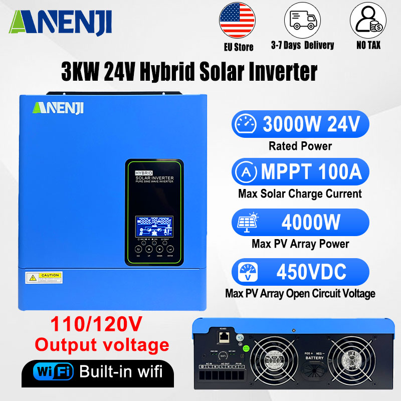 24V 3000W 120V şebekeden bağım - Inverter Pure Sine Wave 60Hz 120V 3000W incelemesi ve fiyatı