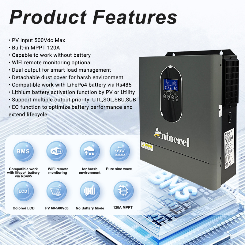 Aninerel 4200W 3KW 120V Hibrit - Inverter Pure Sine Wave 60Hz 120V 3000W incelemesi ve fiyatı